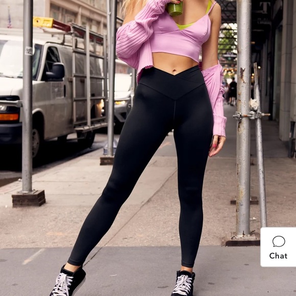 High waisted crossover leggings - Picture 2 of 5